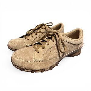 Skechers Shoes Relaxed Fit Suede Bikers Curbed Desert Sneakers Brown
